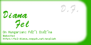 diana fel business card